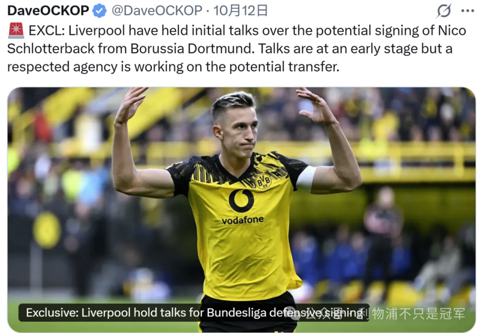 补充一些施, 发利物浦的